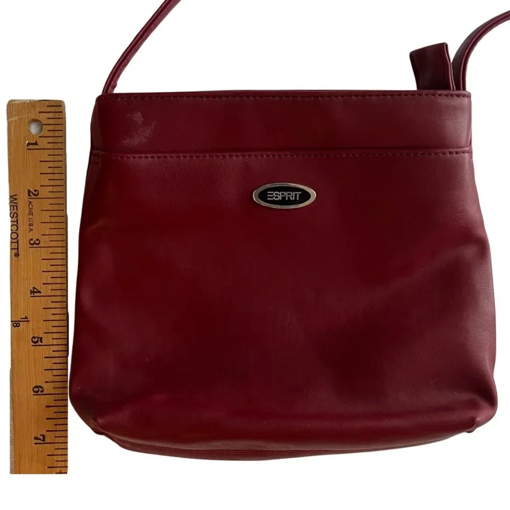 Esprit Red Leather Crossbody